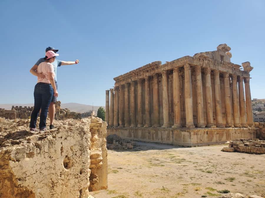 Baalbek Temples & Ksara Caves w/pick-up,guide, entries+lunch - Baalbek and the scale of Roman stonework