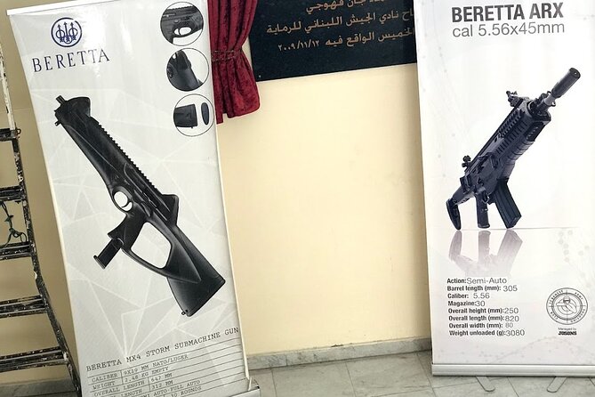 Indoor Shooting Range Activity in Beirut Lebanon - At the indoor range: safety before shooting