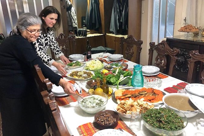 Private Lebanese Cooking Class in Beirut with Amal + Transfers - Eating with Amal’s parents after the class